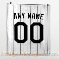 Thumbnail for Custom Premium Quilt Blanket Chicago Jersey Baseball Personalized Quilt Gifts for Her & Him