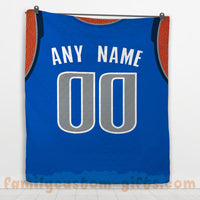 Thumbnail for Custom Premium Quilt Blanket Dallas Jersey Basketball Personalized Quilt Gifts for Her & Him