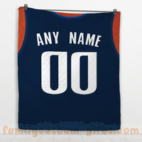 Thumbnail for Custom Premium Quilt Blanket Dallas Jersey Basketball Personalized Quilt Gifts for Her & Him