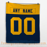 Thumbnail for Custom Premium Quilt Blanket Green Bay Jersey American Football Personalized Quilt Gifts for Her & Him
