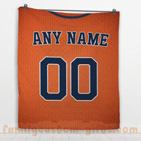 Thumbnail for Custom Premium Quilt Blanket Houston Jersey Baseball Personalized Quilt Gifts for Her & Him