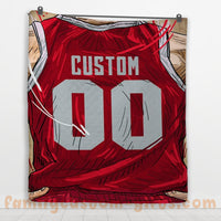 Thumbnail for Custom Premium Quilt Blanket Houston Jersey Basketball Personalized Quilt Gifts for Her & Him