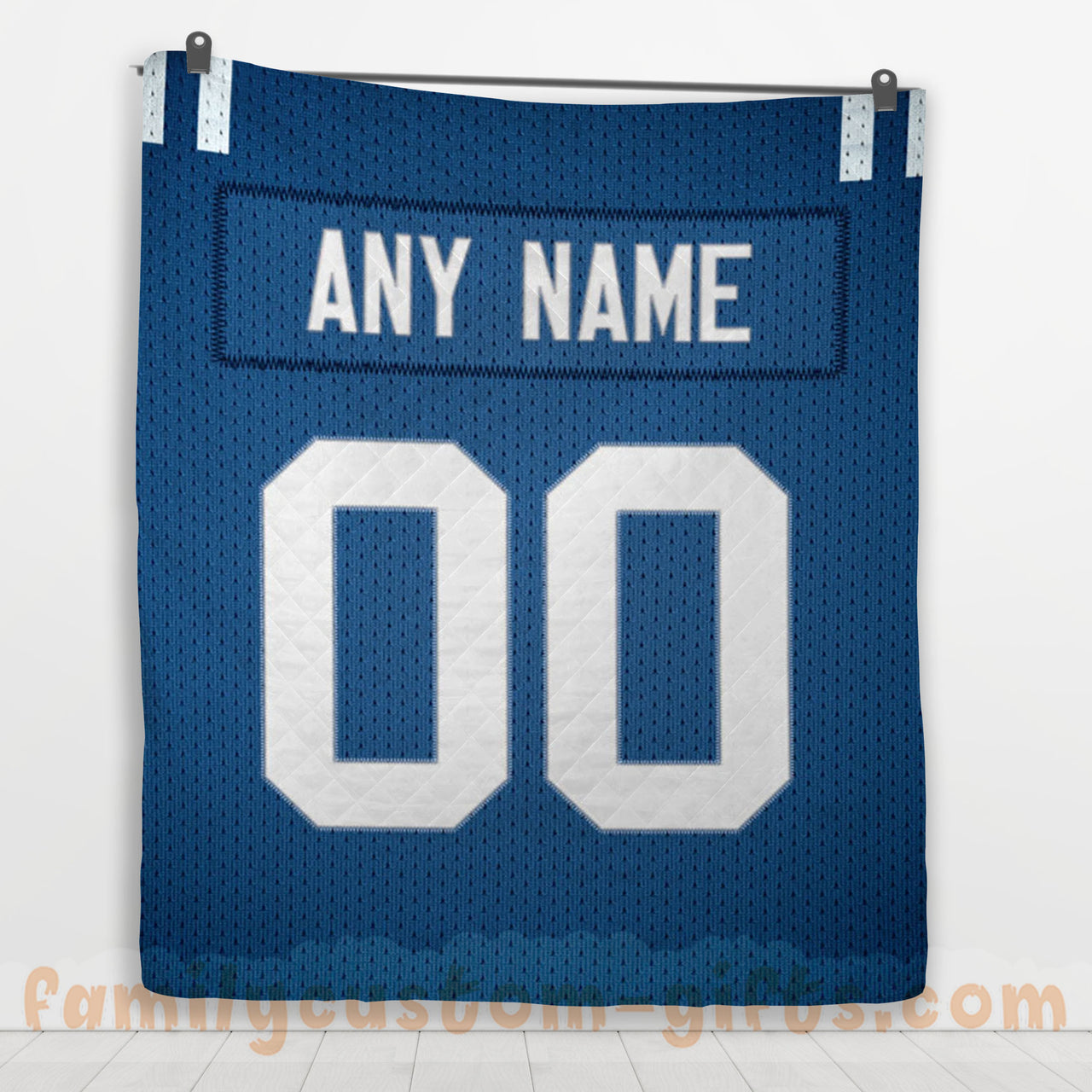 Custom Premium Quilt Blanket Indianapolis Jersey American Football Personalized Quilt Gifts for Her & Him