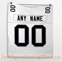 Thumbnail for Custom Premium Quilt Blanket Las Vegas Jersey American Football Personalized Quilt Gifts for Her & Him
