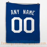 Thumbnail for Custom Premium Quilt Blanket Los Angeles Jersey Baseball Personalized Quilt Gifts for Her & Him