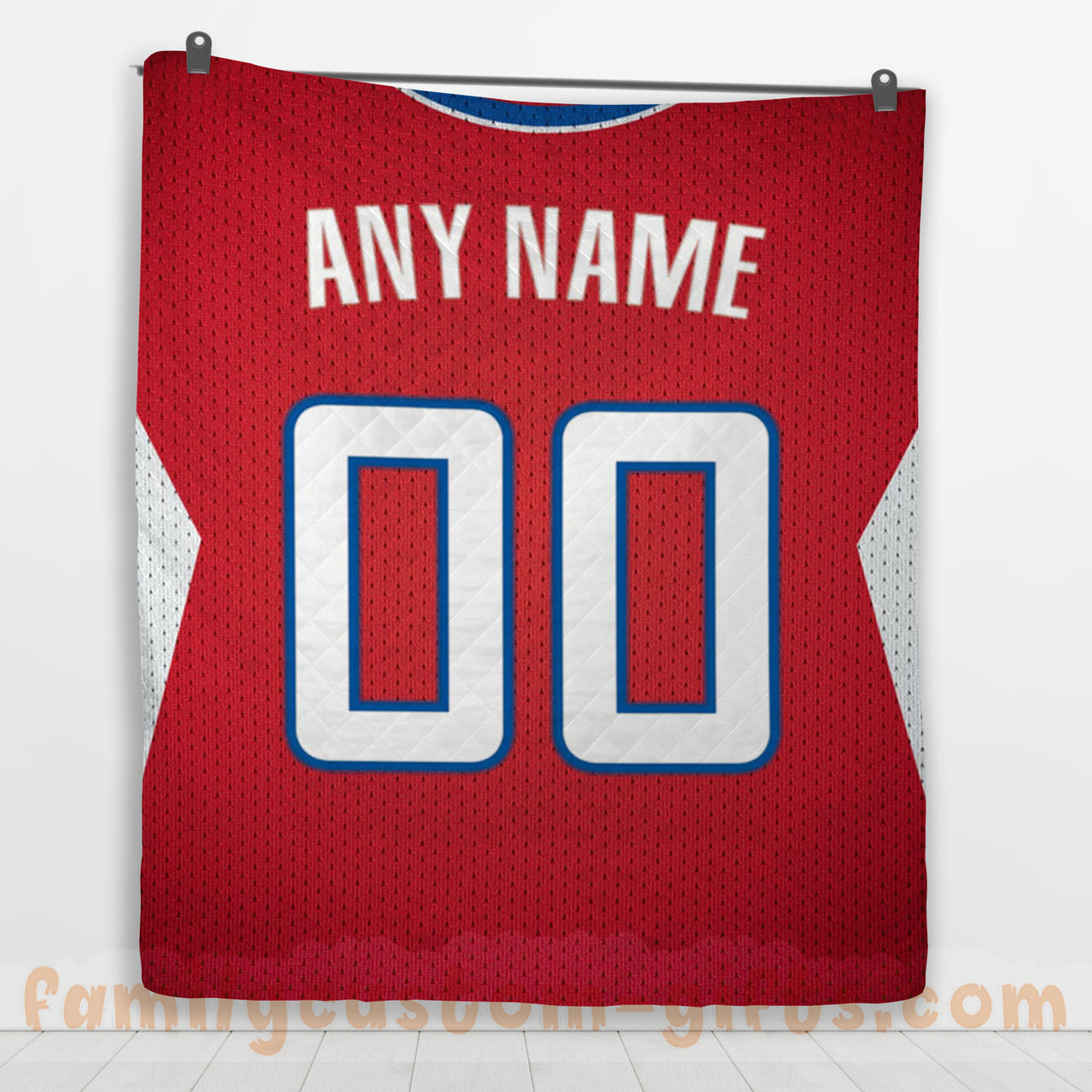 Custom Premium Quilt Blanket Los Angeles Jersey Basketball Personalized Quilt Gifts for Her & Him