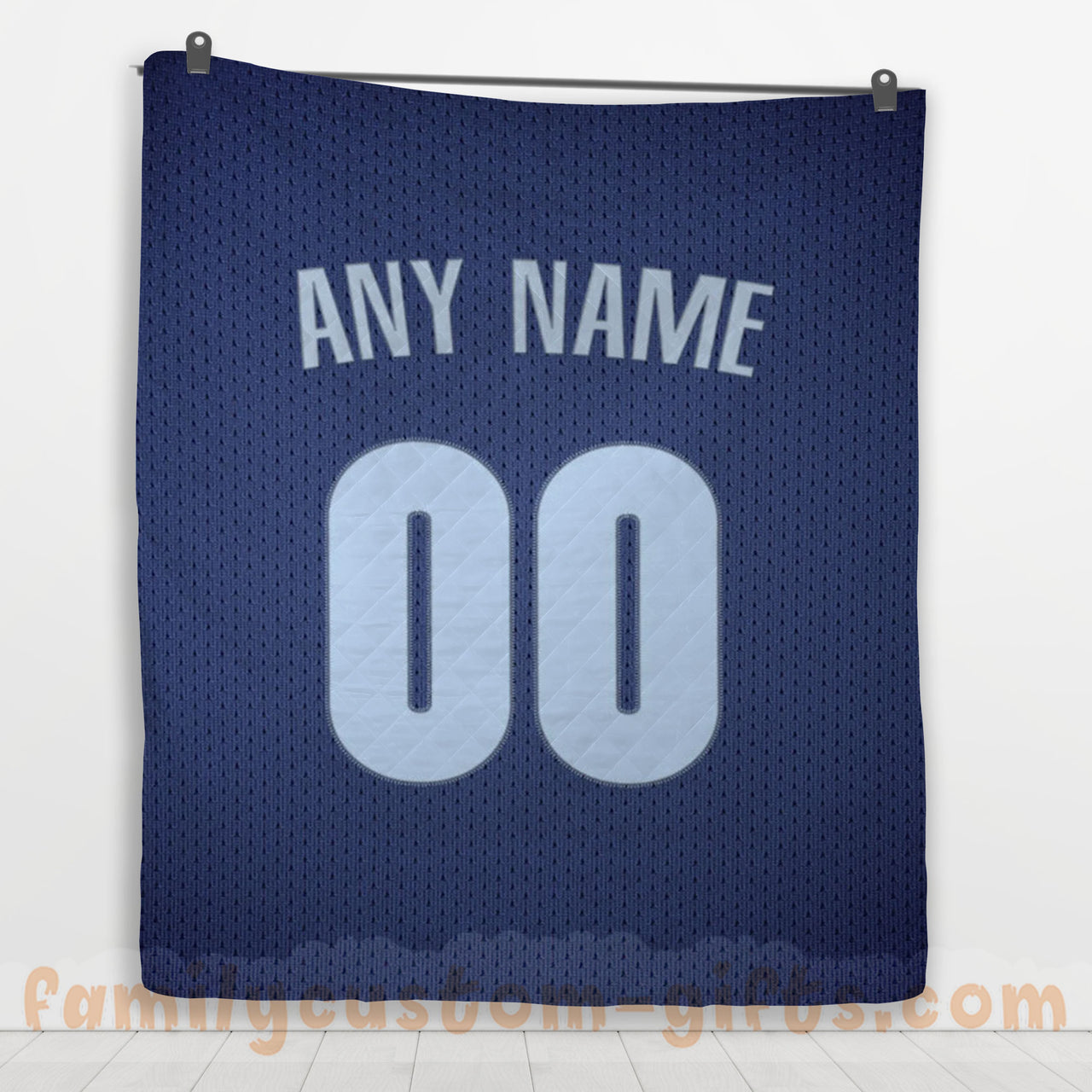 Custom Premium Quilt Blanket Memphis Jersey Basketball Personalized Quilt Gifts for Her & Him