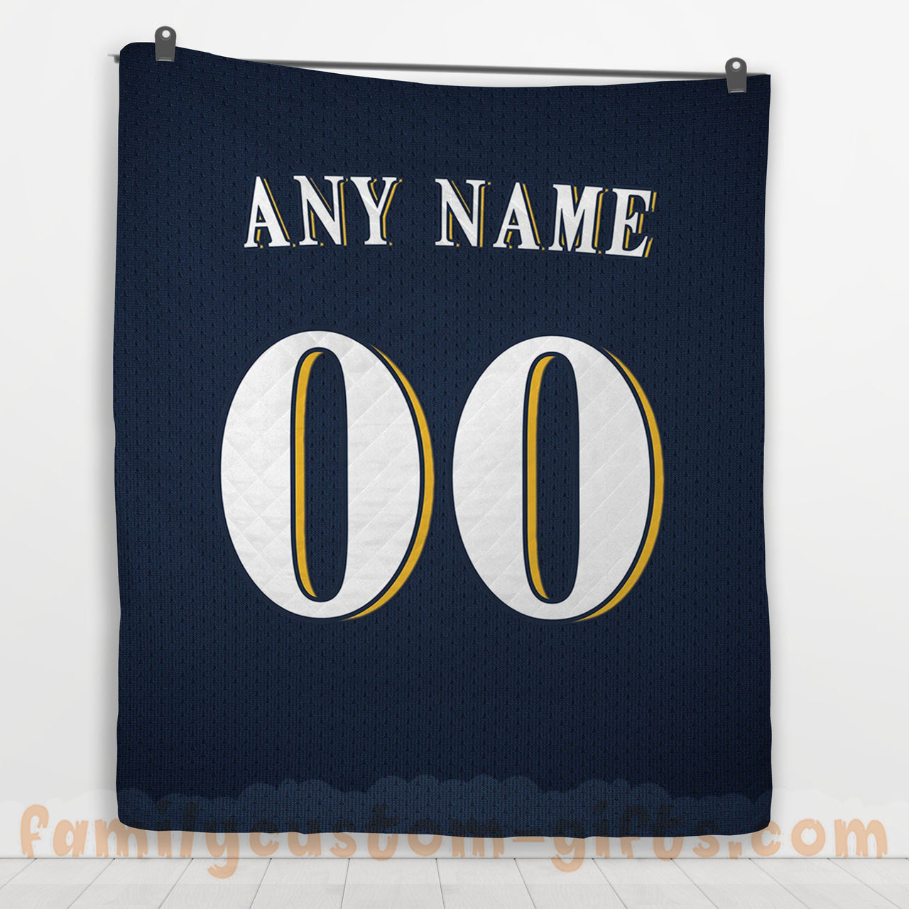 Custom Premium Quilt Blanket Milwaukee Jersey Baseball Personalized Quilt Gifts for Her & Him