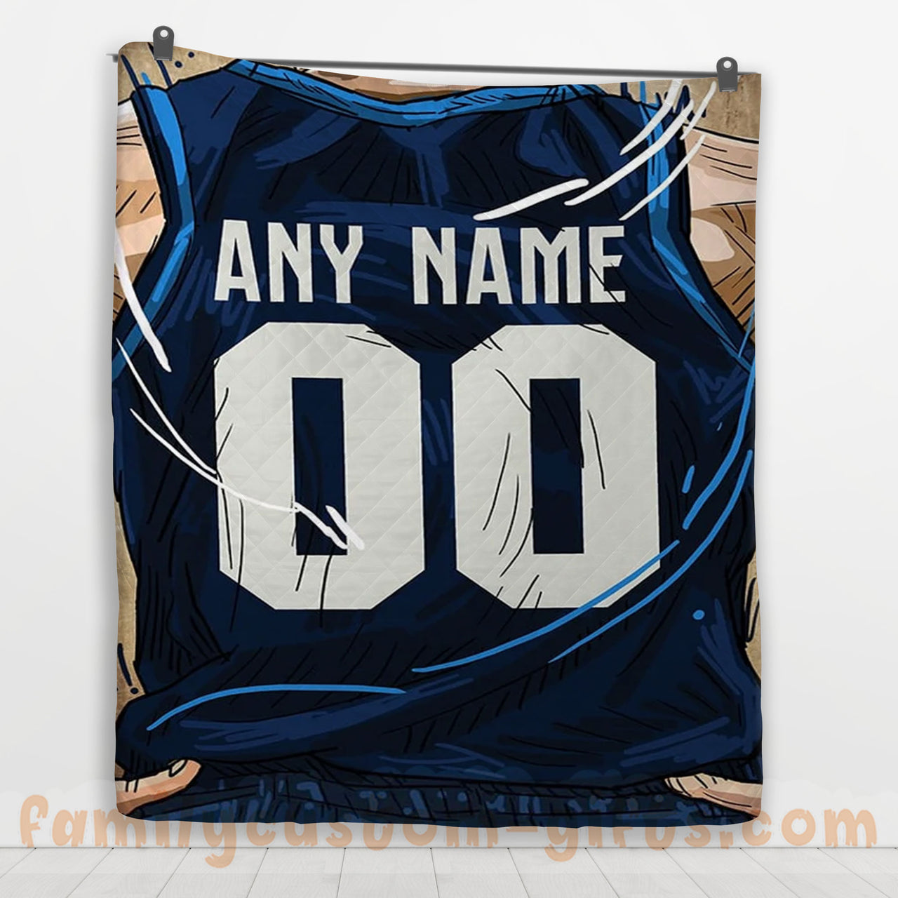 Custom Premium Quilt Blanket Minnesota Jersey Basketball Personalized Quilt Gifts for Her & Him