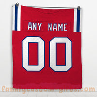 Thumbnail for Custom Premium Quilt Blanket New England Jersey American Football Personalized Quilt Gifts for Her & Him