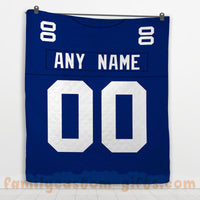 Thumbnail for Custom Premium Quilt Blanket New York Jersey American Football Personalized Quilt Gifts for Her & Him