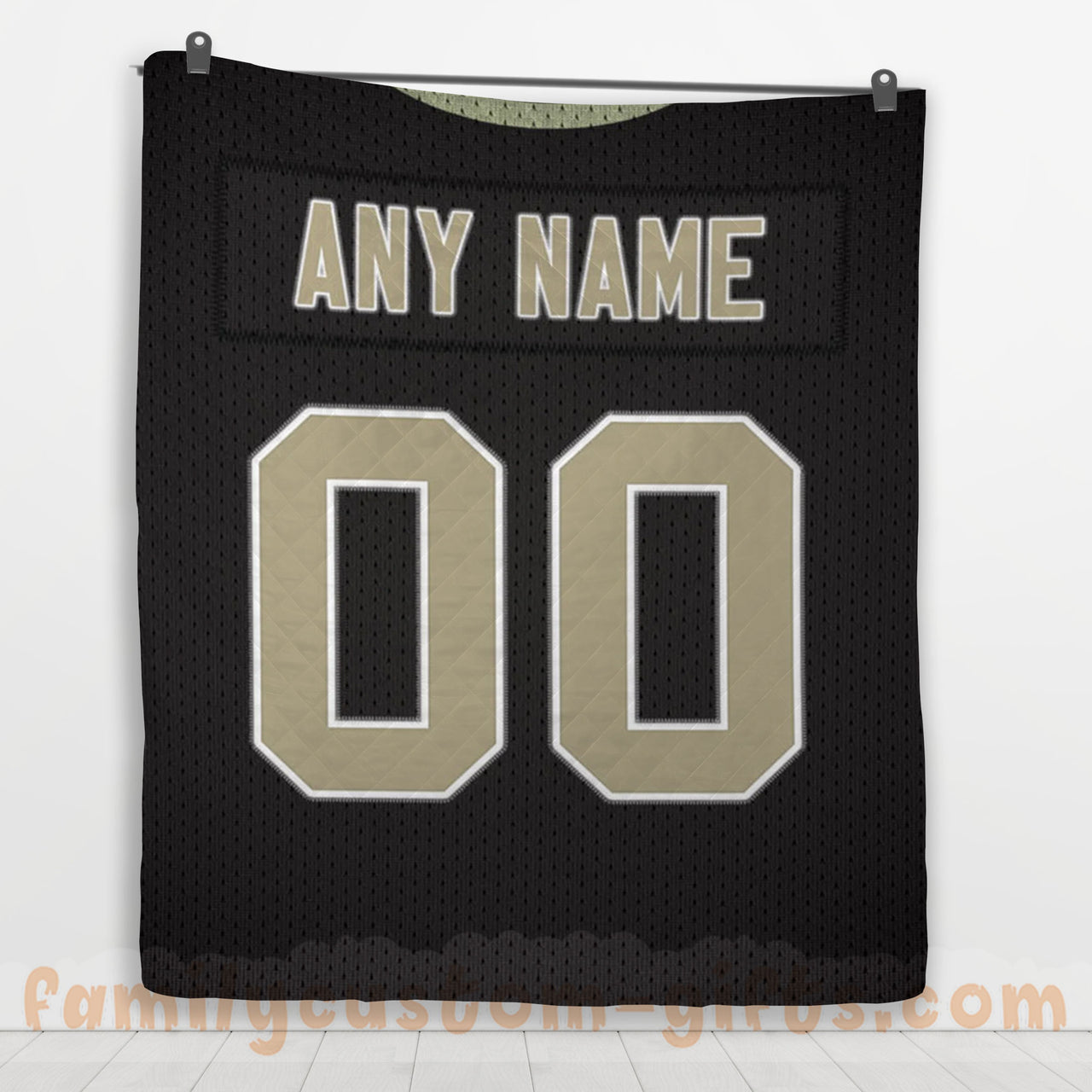 Custom Premium Quilt Blanket New Orleans Jersey American Football Personalized Quilt Gifts for Her & Him