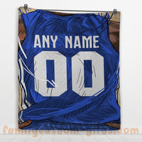 Thumbnail for Custom Premium Quilt Blanket North Carolina Jersey Basketball Personalized Quilt Gifts for Her & Him