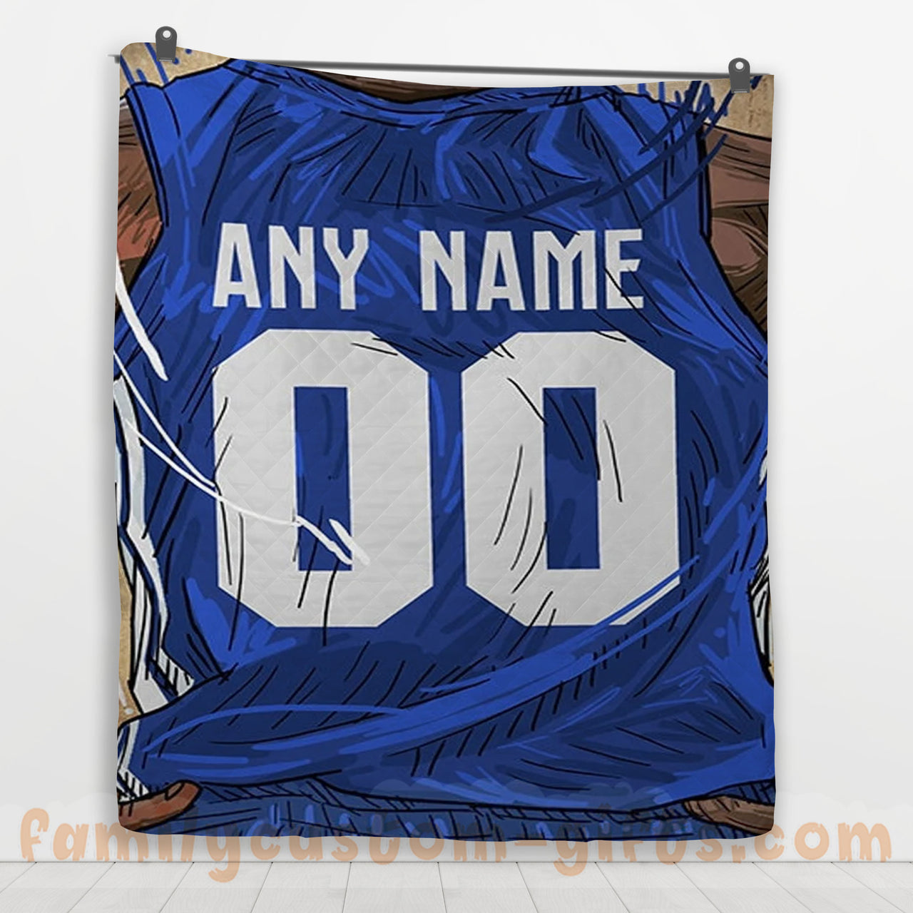 Custom Premium Quilt Blanket North Carolina Jersey Basketball Personalized Quilt Gifts for Her & Him