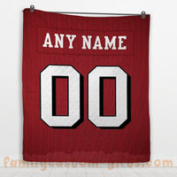 Thumbnail for Custom Premium Quilt Blanket San Francisco Jersey American Football Personalized Quilt Gifts for Her & Him