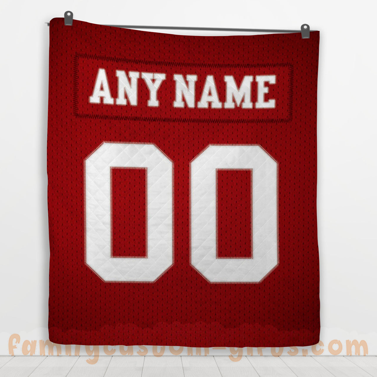 Custom Premium Quilt Blanket San Francisco Jersey American Football Personalized Quilt Gifts for Her & Him