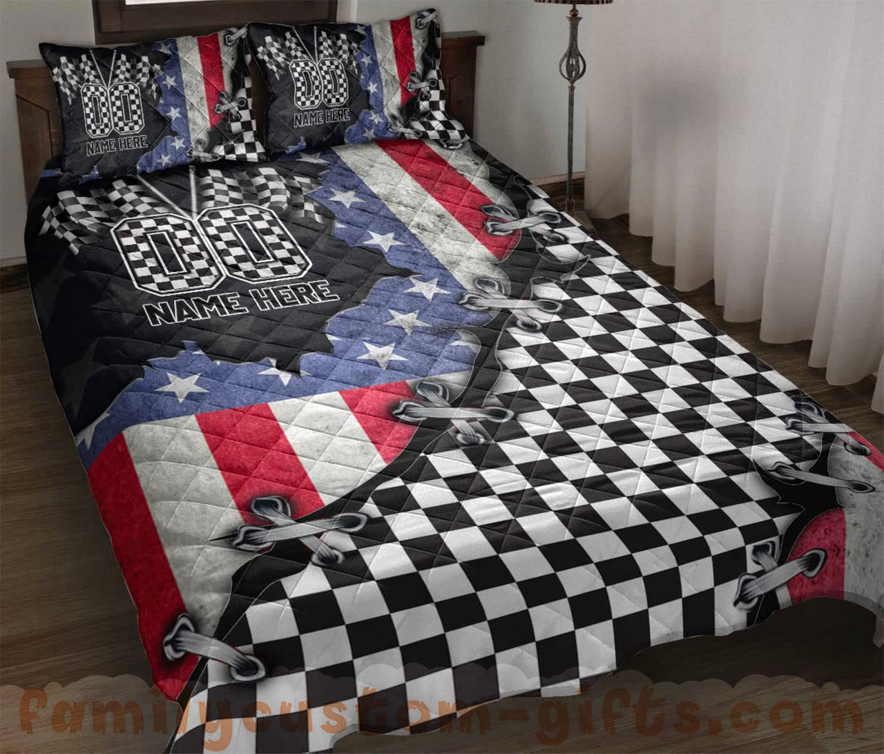 Checkered Girl Bedding Set