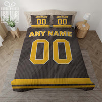 Thumbnail for Custom Quilt Sets San Diego Jersey Personalized Baseball Premium Quilt Bedding for Men Women