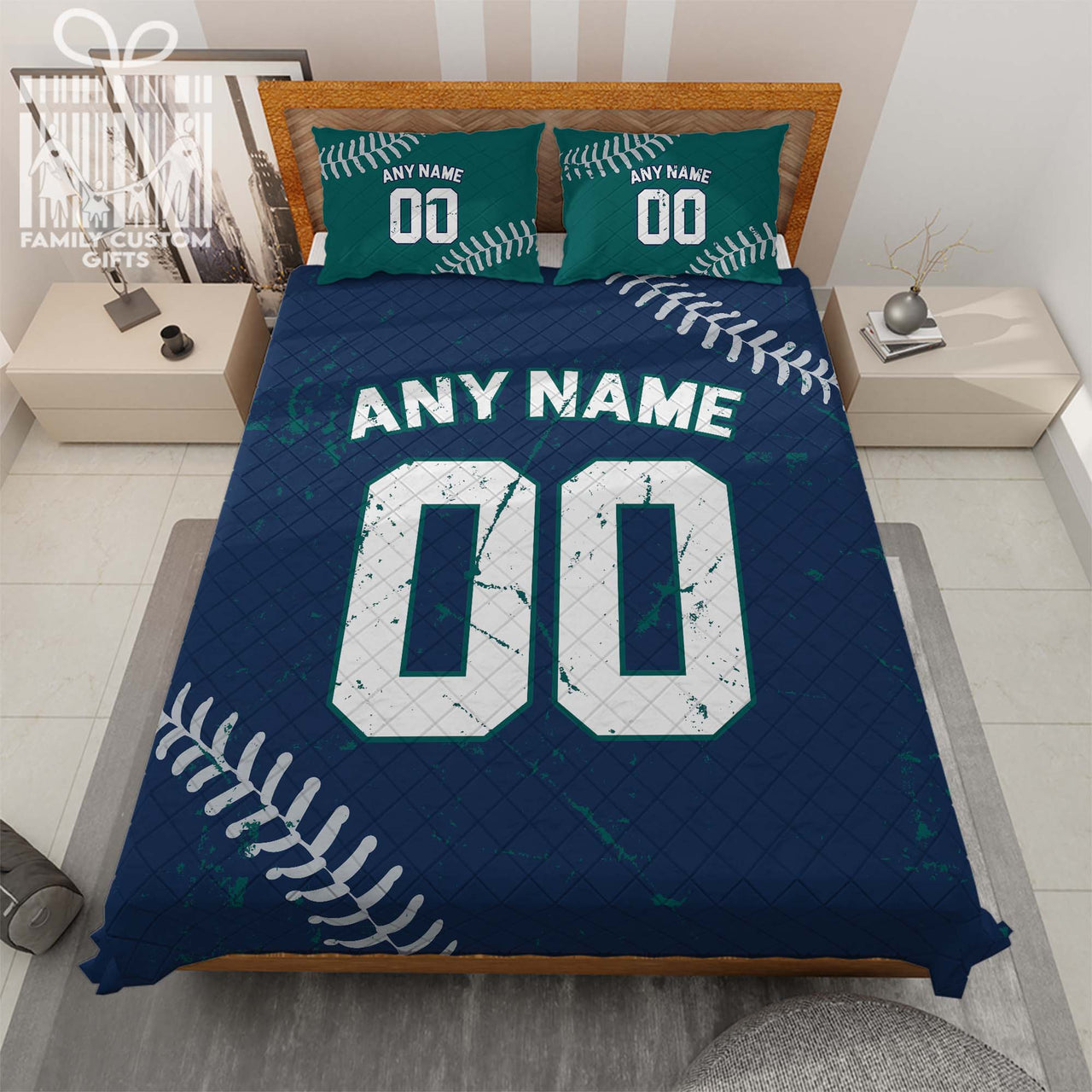 Seattle Mariners Custom Name & Number Baseball Jersey Best Gift For Men And  Women