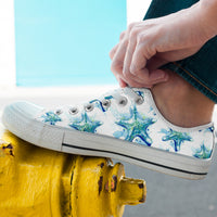 Thumbnail for Starfish Low Cut Canvas Shoes for Men Women 3D Prints Fashion Sneakers Custom Shoes