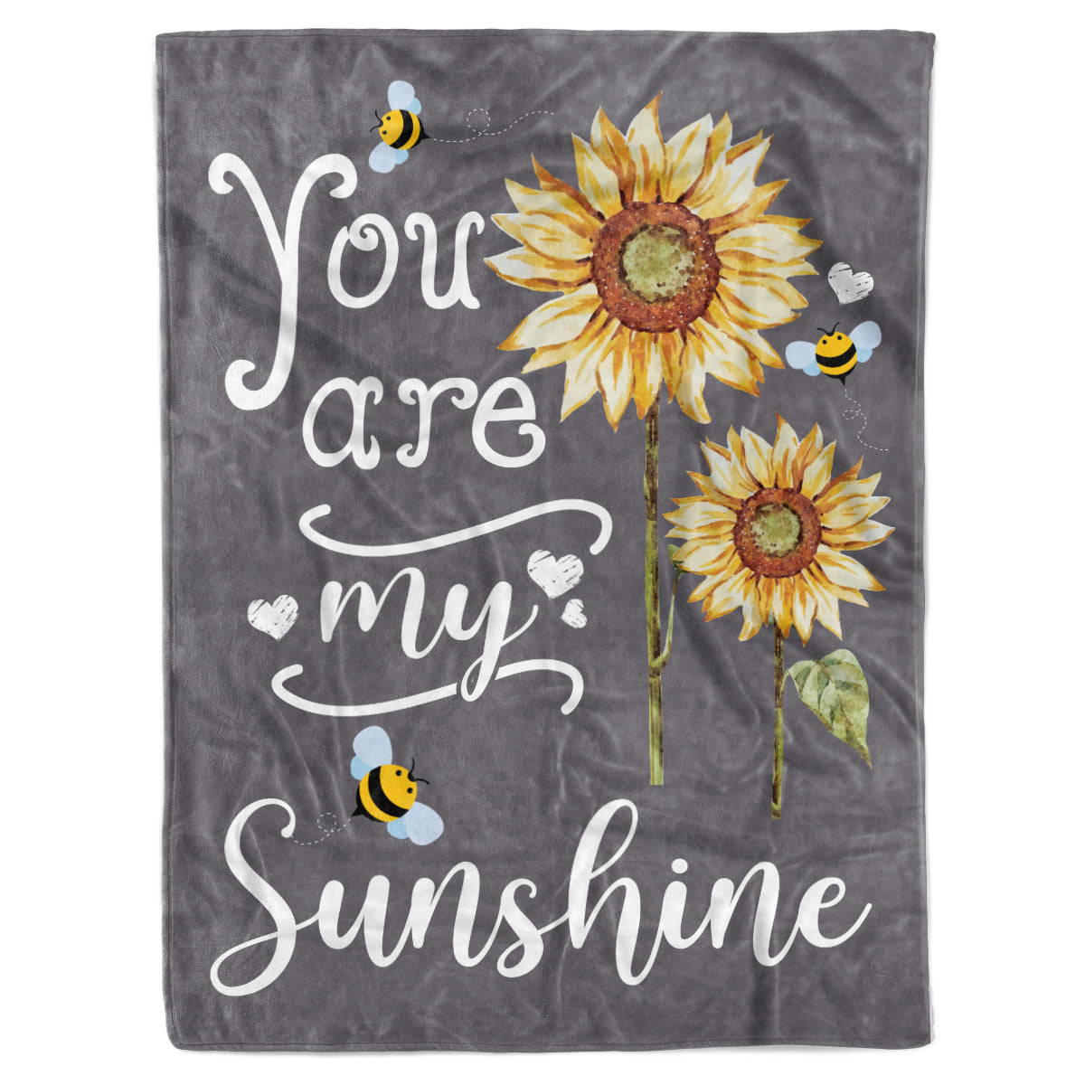 You are My Sunshine Fleece Sherpa Blanket