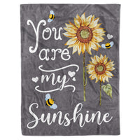 Thumbnail for You are My Sunshine Fleece Sherpa Blanket
