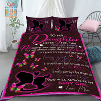 Thumbnail for Comforter To My Daughter from Mom 1 Custom Bedding Set for Kids Teens Adult Personalized Premium Bed Set