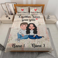 Thumbnail for Custom Quilt Sets Together Since Premium Quilt Bedding for Boys Girls Men Women Couple Wife Husband