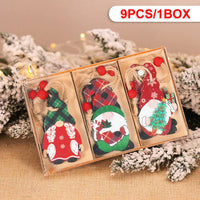 Thumbnail for Wooden Merry Christmas Tree Pendant - Home Decoration for Navidad - New Year 2024 Hanging Ornaments - Kids' Festive Gifts