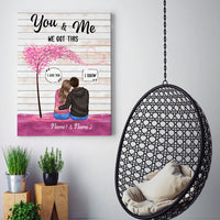 Thumbnail for Personalized Custom Name You And Me We Got This Canvas Wall Art Canvas Print Gift For Couple Man Woman Valentine Day
