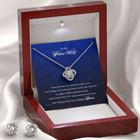 Thumbnail for Custom To My Future Wife My Life For You 14k White Gold Pendant Necklace Jewelry Gift For Wife Mother day