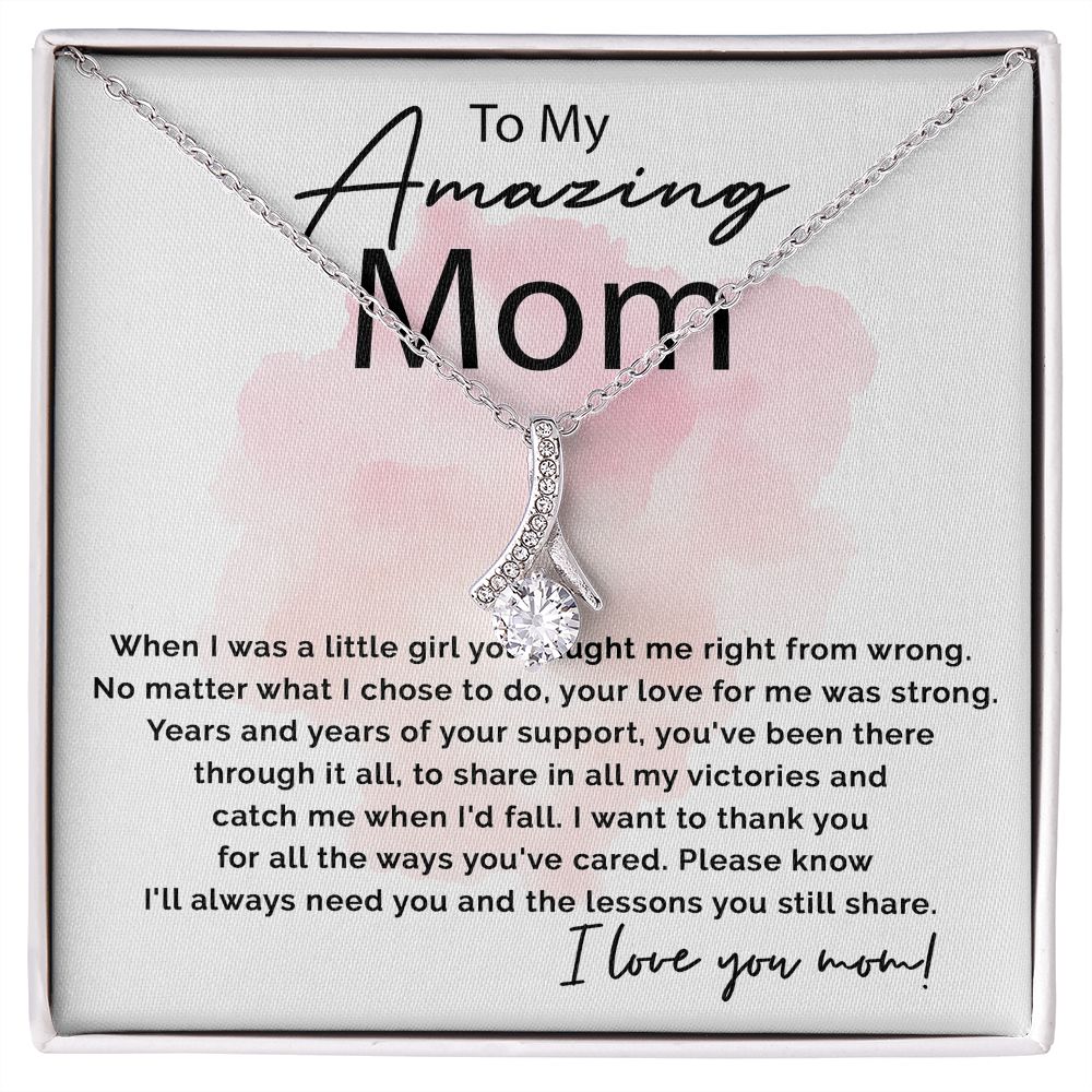 Sweetening Life: A Special Thanks to My Amazing Mom 14K White Gold Finish / Standard Box