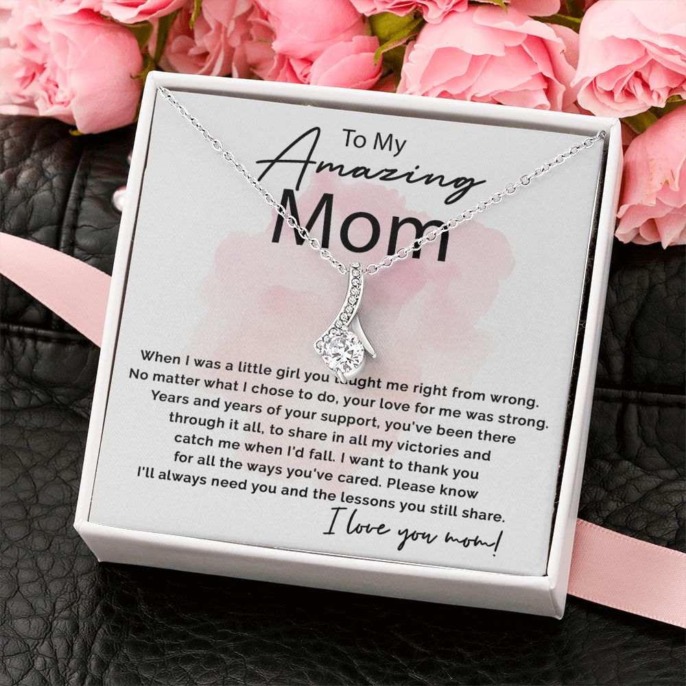 Sweetening Life: A Special Thanks to My Amazing Mom 14K White Gold Finish / Standard Box