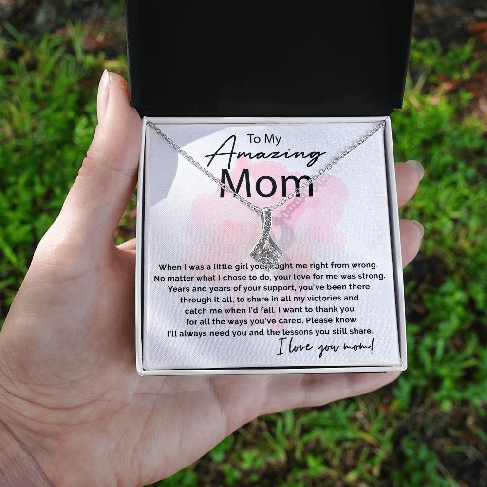 Sweetening Life: A Special Thanks to My Amazing Mom 14K White Gold Finish / Standard Box