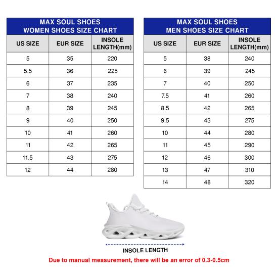 New York Blue 03 Personalized Max Soul Sneakers Running Sport Shoes for Men Women