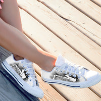 Thumbnail for Saxophone Lovers Low Cut Canvas Shoes for Men Women 3D Prints Fashion Sneakers Custom Shoes